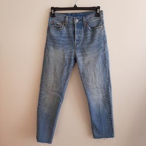 Levi's wedgie fit button fly jeans